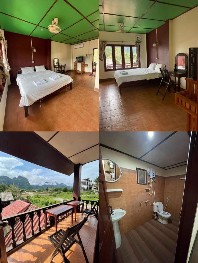 Bungalows Le Jardin Vangvieng Vang Vieng Exteriör bild