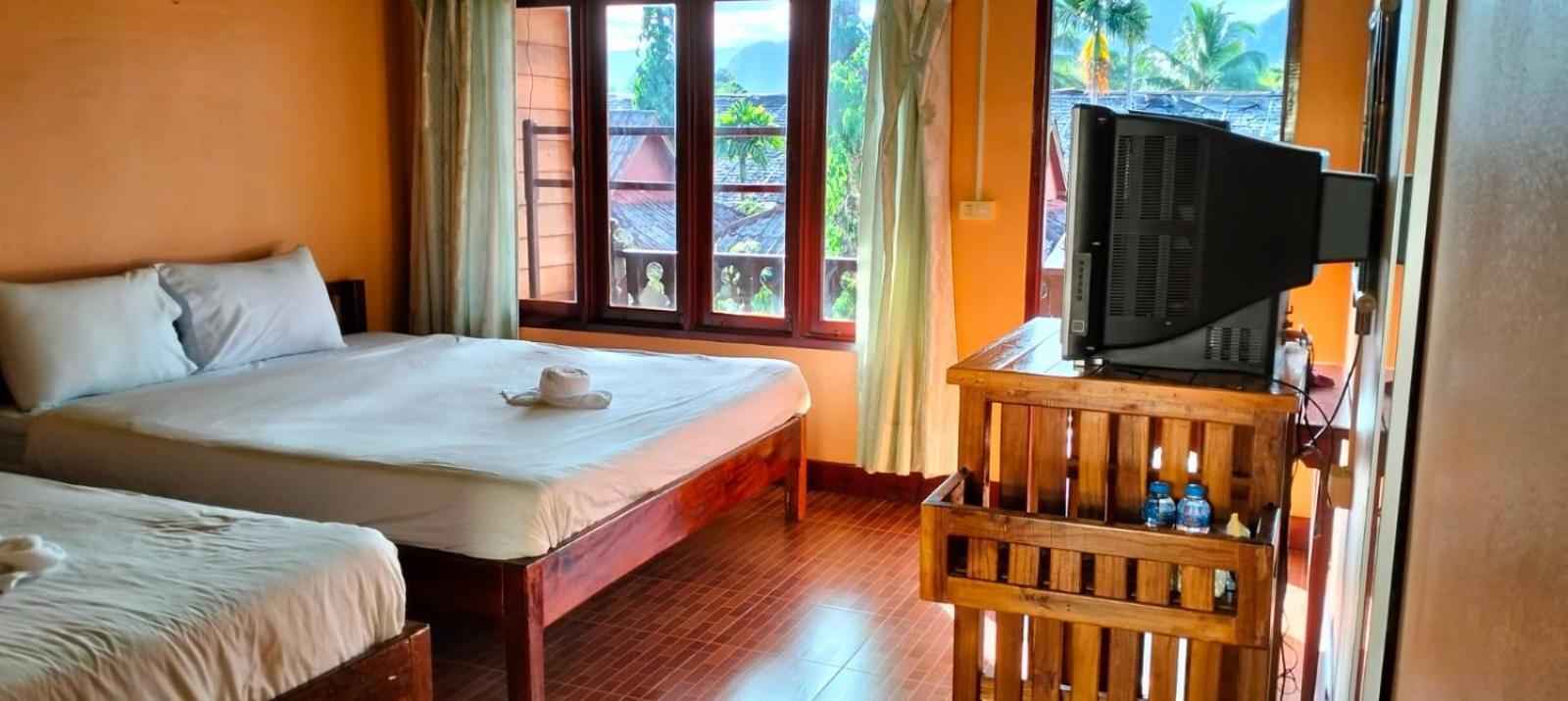 Bungalows Le Jardin Vangvieng Vang Vieng Exteriör bild